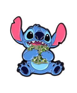 Lilo and Stitch Kawaii Stitch Dollars Enamel Pin