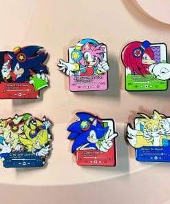 Alternative view of Sonic the Hedgehog Believe in Myself Playlist Enamel Pin