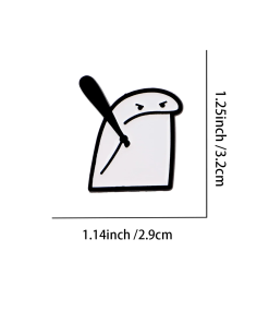 Flork of Cows Baseball Bat Enamel Pin