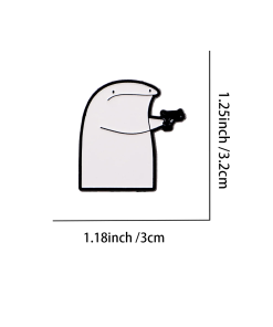 Flork of Cows Shot Enamel Pin