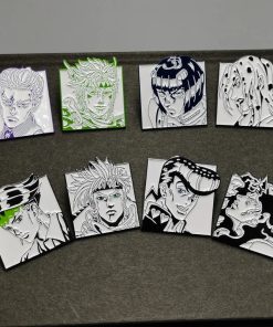Alternative view of JoJo's Bizarre Adventure Gothic Caesar Zeppeli Enamel Pin