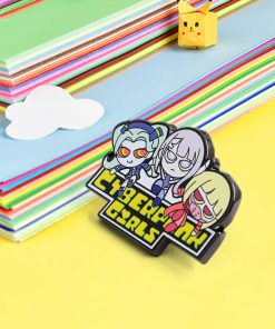 Cyberpunk: Edgerunners Power Punk Girls Enamel Pin - Image 2
