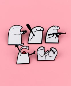 Flork of Cows Set of 5 Playfulness Enamel Pin