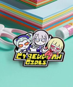 Cyberpunk: Edgerunners Power Punk Girls Enamel Pin - Image 3