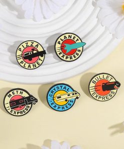 Alternative view of Super Mario Bullet Express Enamel Pin
