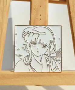 Inuyasha Kawaii Gothic Kikyo Enamel Pin