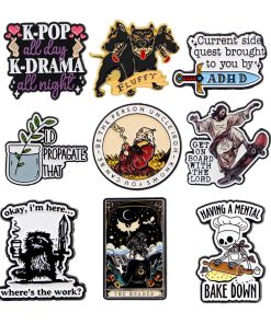 Alternative view of Get On Board With The Lord Enamel Pin