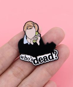 Alternative view of Friends Monica Who's Dead Enamel Pin