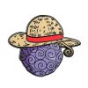One Piece Straw Hat Devil Fruit Enamel Pin