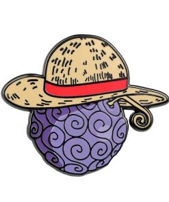 One Piece Straw Hat Devil Fruit Enamel Pin