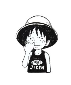 One Piece Gothic Young Monkey D Luffy Enamel Pin