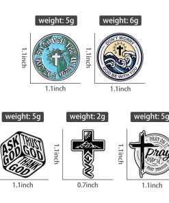 God is Greater Than the Highs and Lows Enamel Pin - Image 5