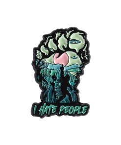 Bigfoot I Hate People Enamel Pin