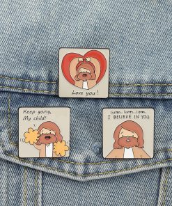 Alternative view of Listen I Believe In You Enamel Pin