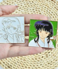 Alternative view of Inuyasha Kawaii Kikyo Enamel Pin