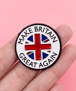 Alternative view of Make Britain Great Again Enamel Pin