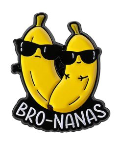 Cool Fruits BroNanas Enamel Pin